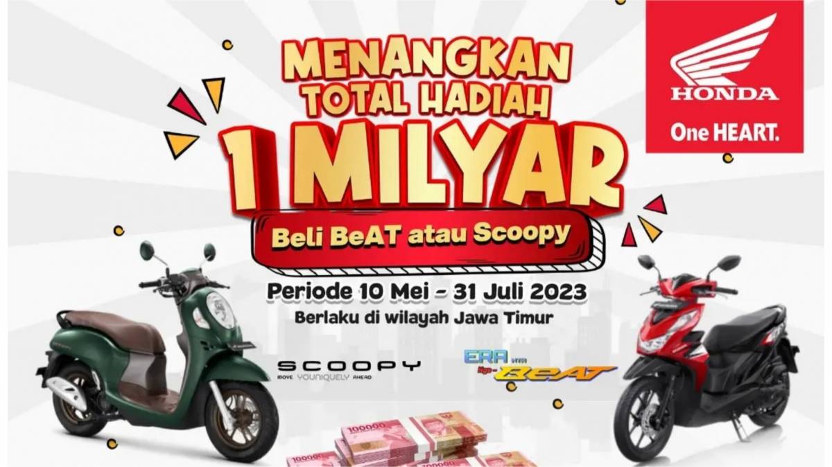 Promo Terbaru Honda Beat Vario dan Scoopy Cun Motor Madiun 2023
