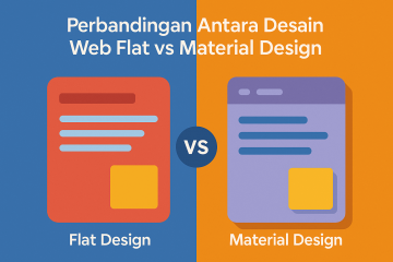 Perbandingan Antara Desain Web Flat dan Material Design