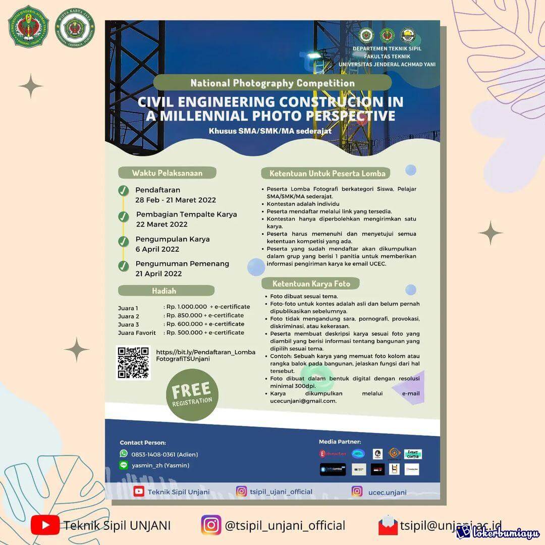 Lomba Fotografi Civil Engineering Construction in a milenial Photo Perspective