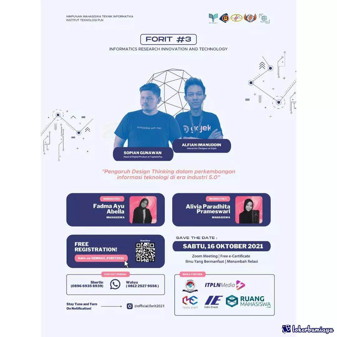 Seminar Nasional Pengaruh Design Thinking dalam perkembangan informasi teknologi di era industri 5.0
