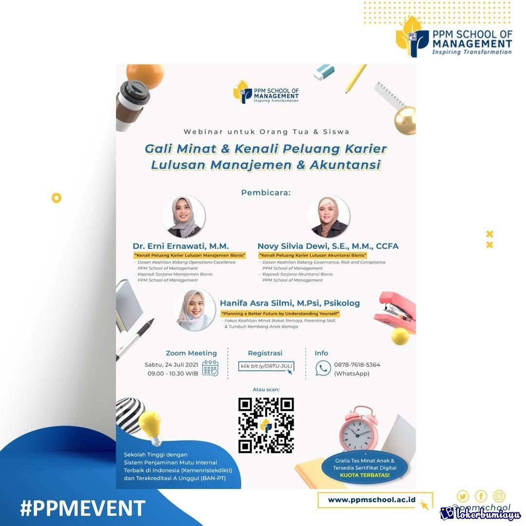 Webinar Gali Minat dan Kenali Peluang Karier Lulusan Manajemen dan Akuntansi