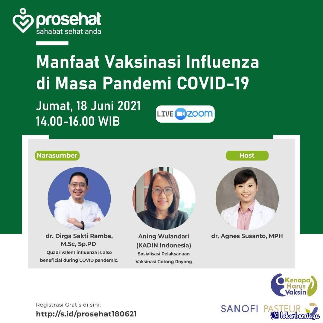 Webinar Manfaat Vaksinasi Influenza di Masa Pandemi COVID 19