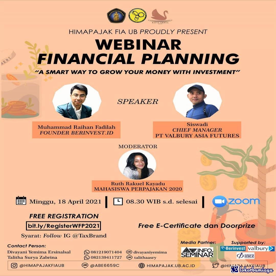 Webinar A Smart Way to Grow Your Money with Investment 2021