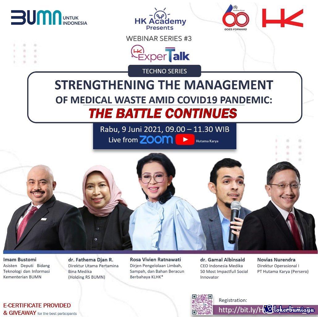 Webinar Strengthening The Management of Medical Waste Amid COVID19 Pandemic THE BATTLE CONTINUES