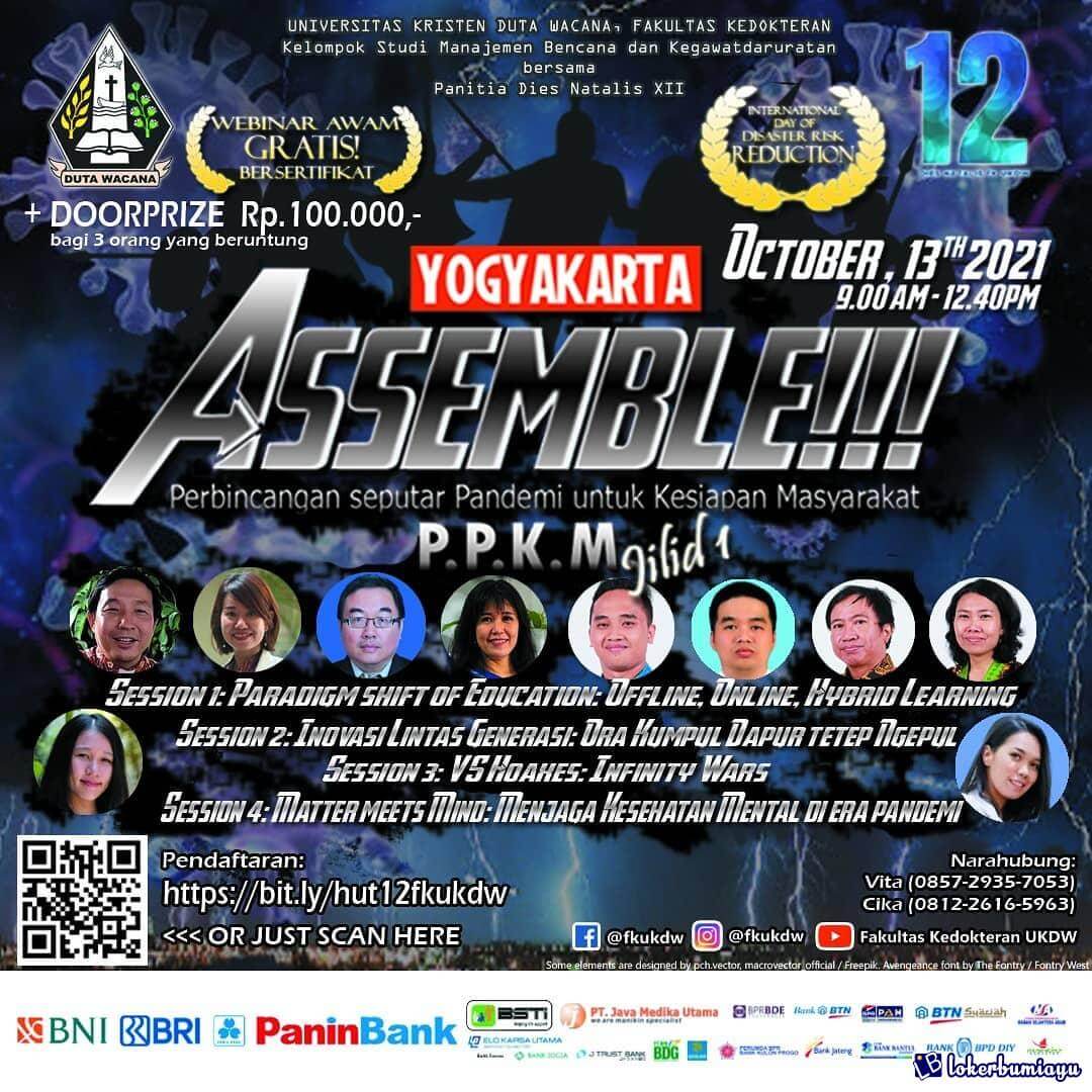 Webinar Perbincangan Seputar Pandemi untuk Kesiapan Masyarakat