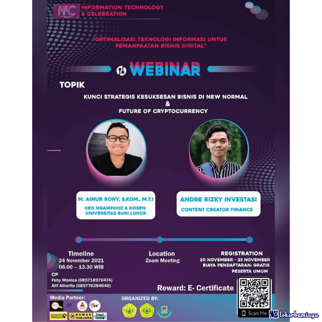 Webinar Optimalisasi Teknologi Informasi Untuk Pemanfaatan Bisnis Digital