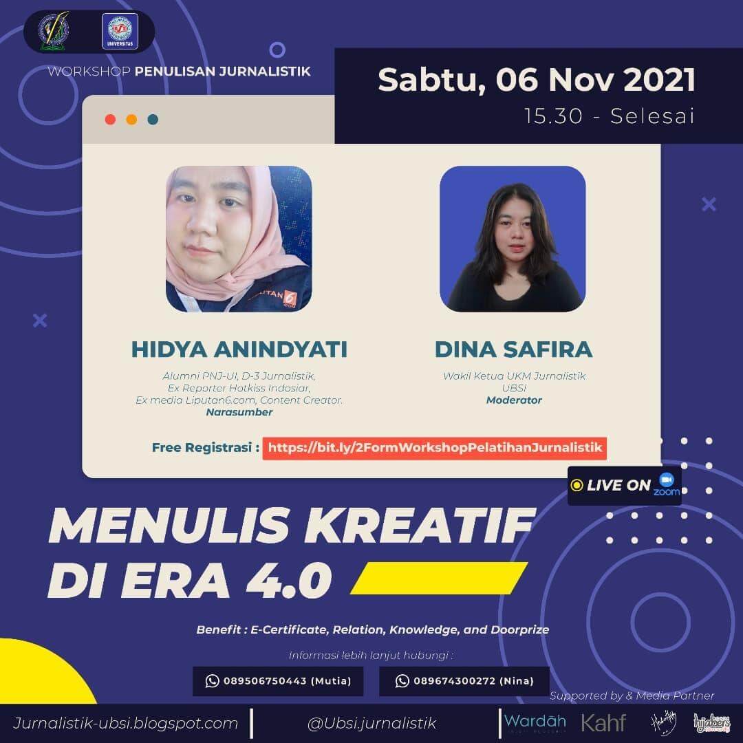WORKSHOP PENULISAN JURNALISTIK