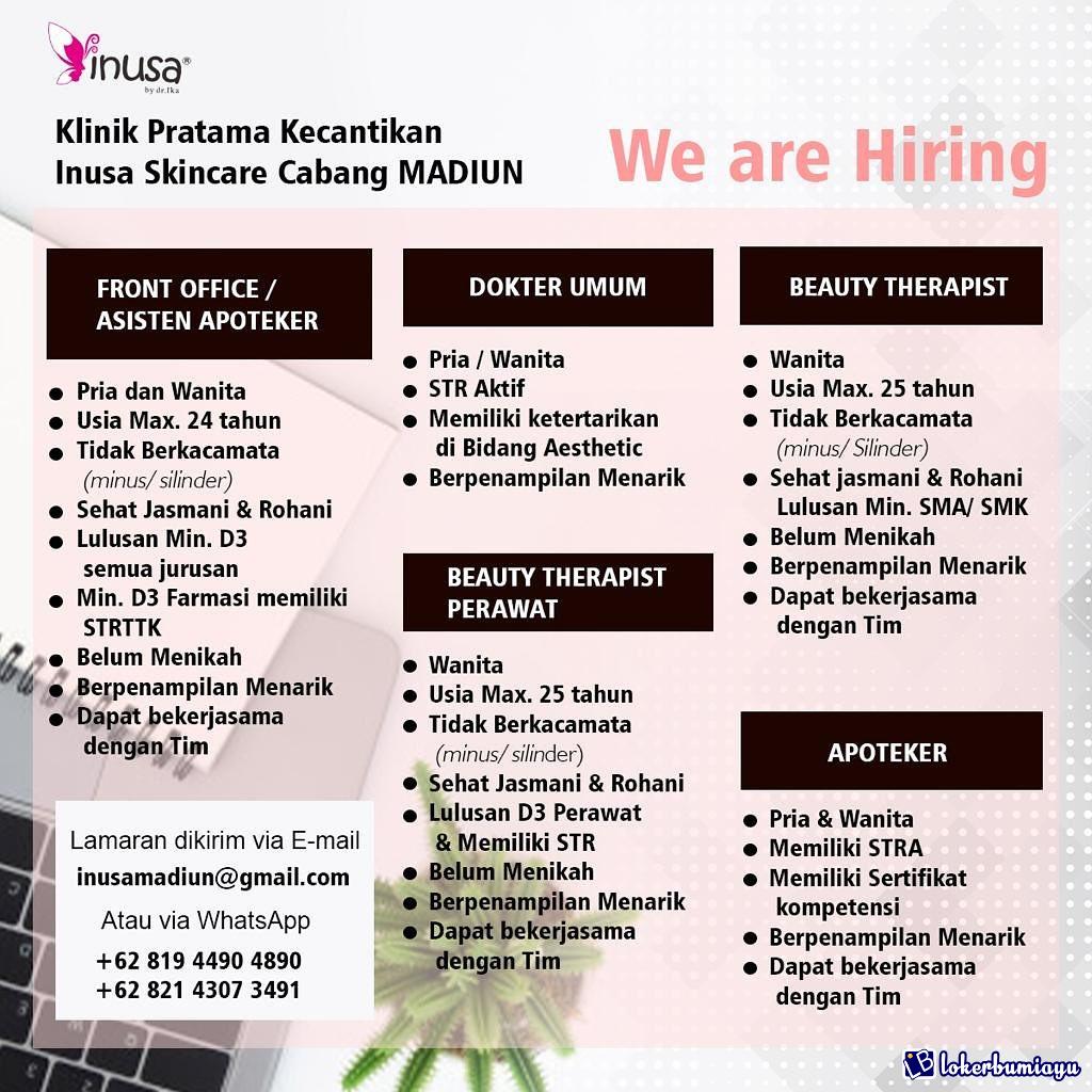 Klinik Pratama Kecantikan Inusa Skincare Cabang Madiun