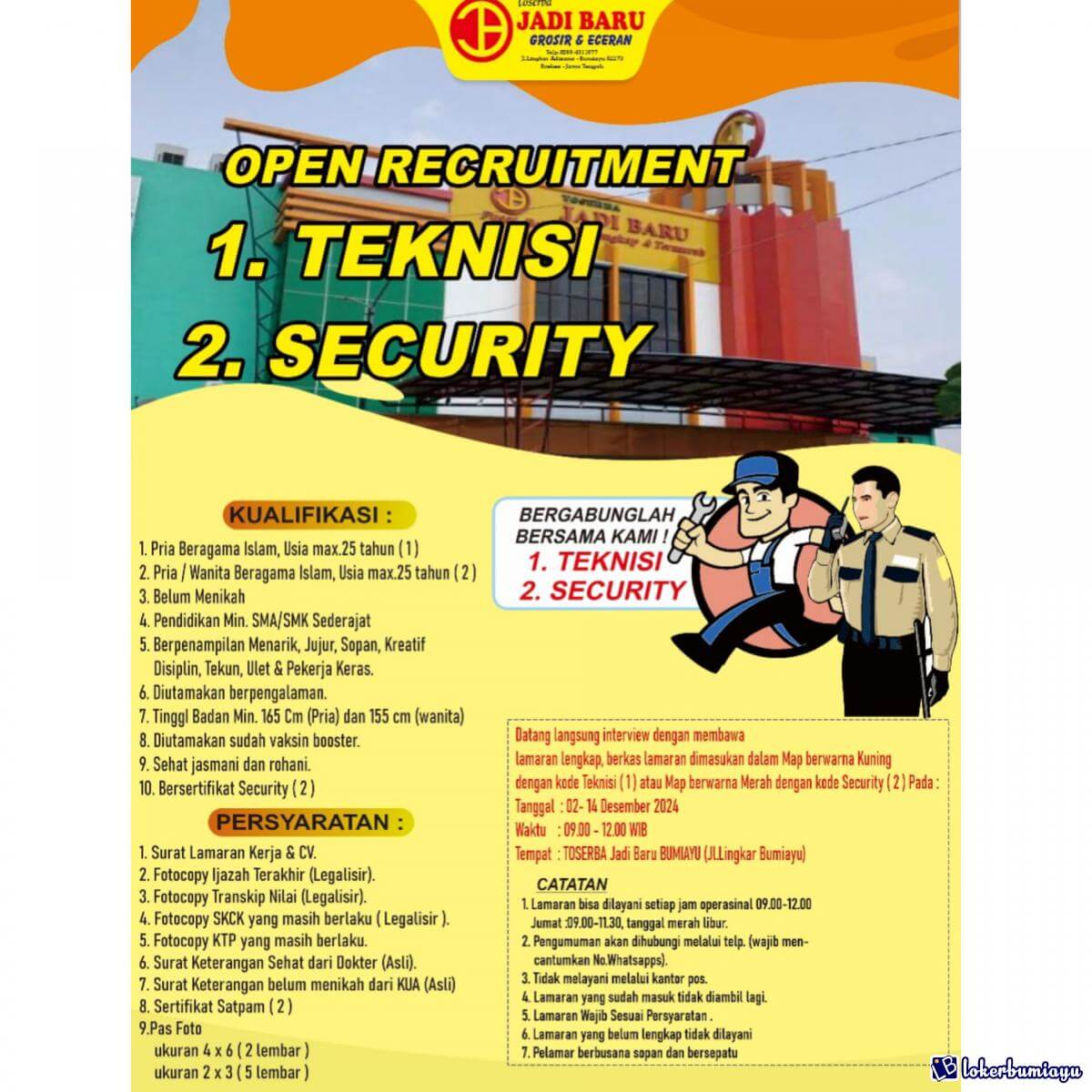 Toserba Jadi Baru Bumiayu