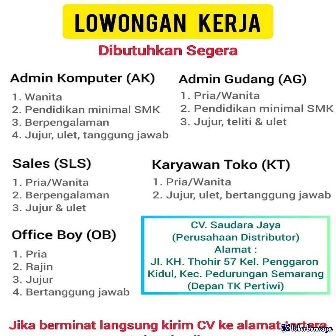 CV Saudara Jaya Semarang