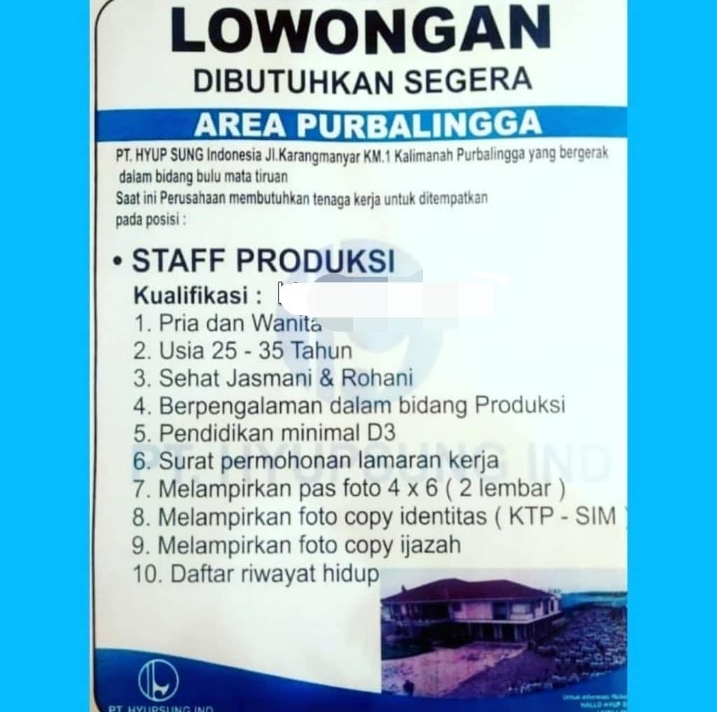 PT.HYUP SUNG Indonesia