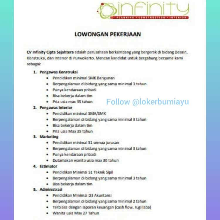 Infinity Cipta Sejahtera Purwokerto