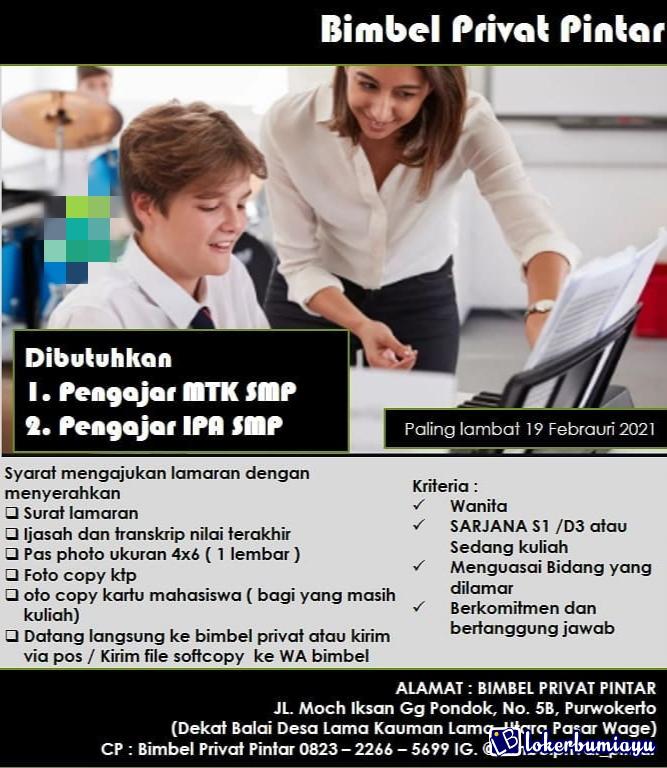 Bimbel Private Pintar Purwokerto