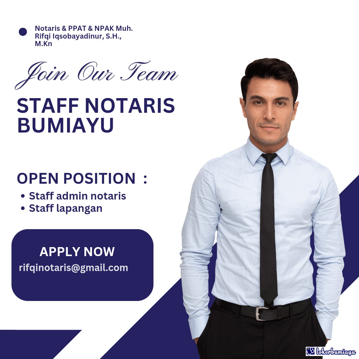 Notaris PPAT NPAK Muh Rifqi Iqsobayadin Bumiayuur