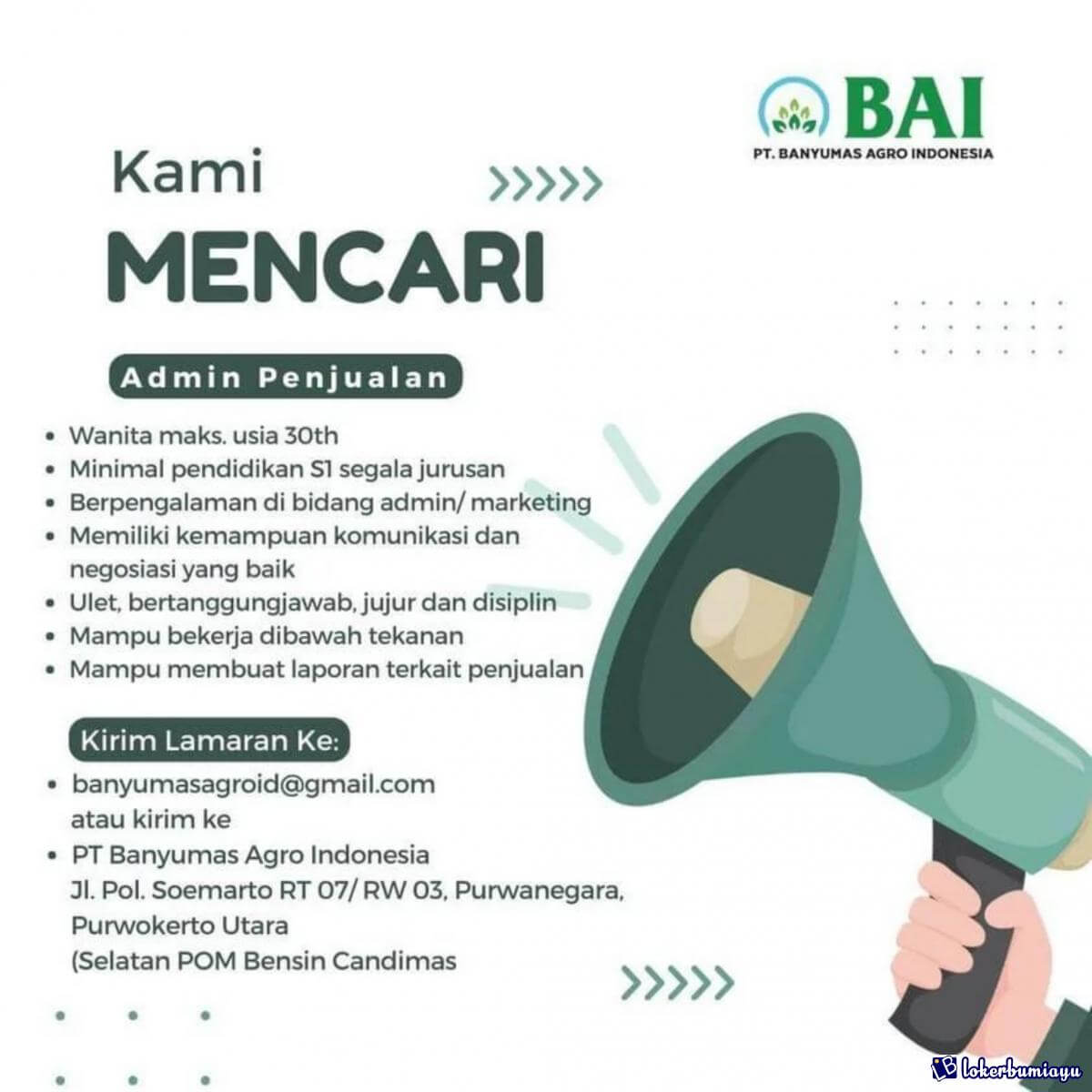 PT Banyumas Agro Indonesia
