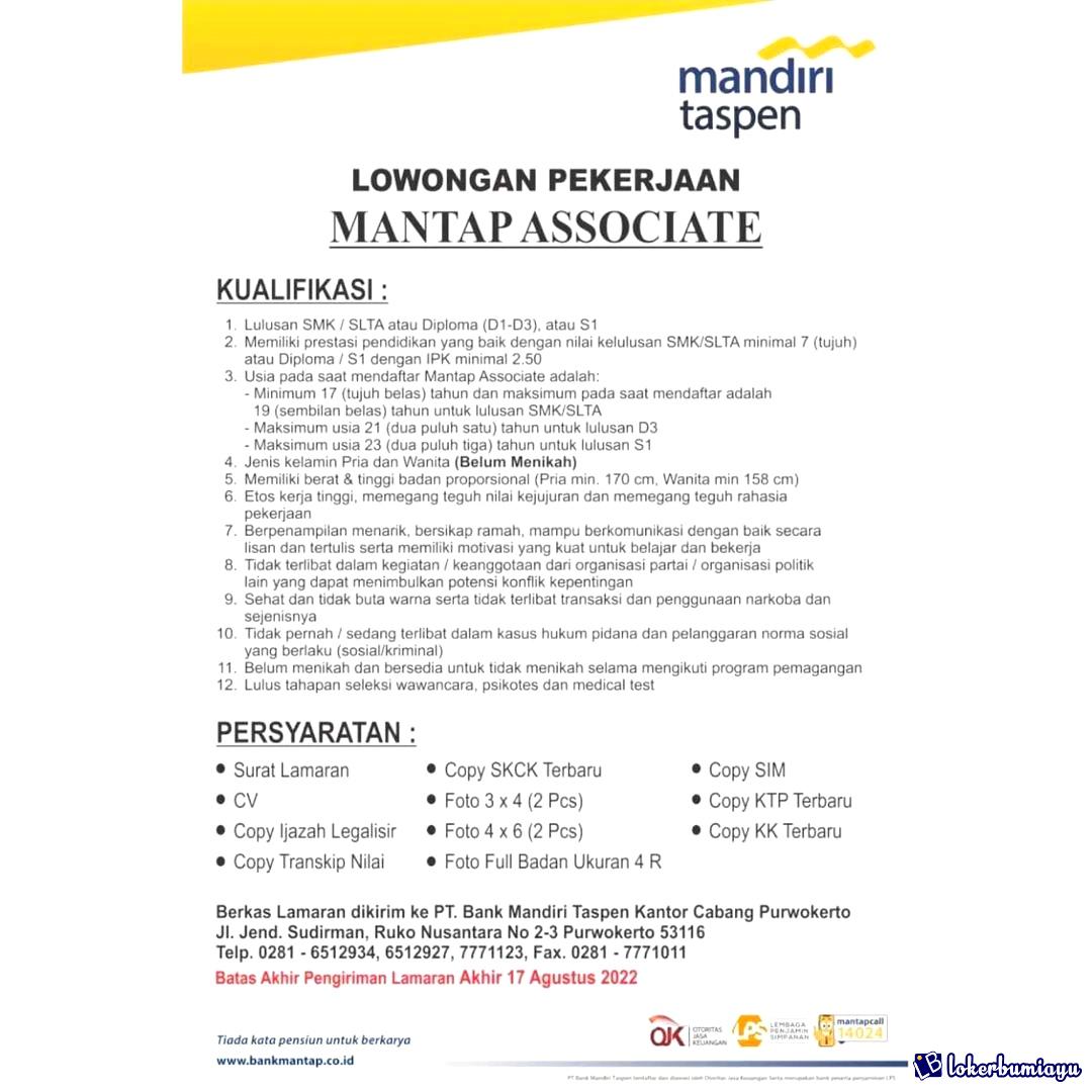 PT Bank Mandiri Taspen Kantor Cabang Purwokerto
