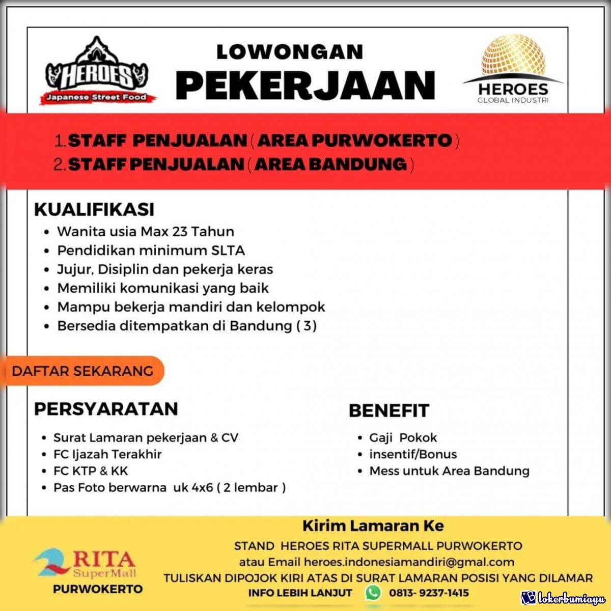 HEROES RITA SUPERMALL PURWOKERTO