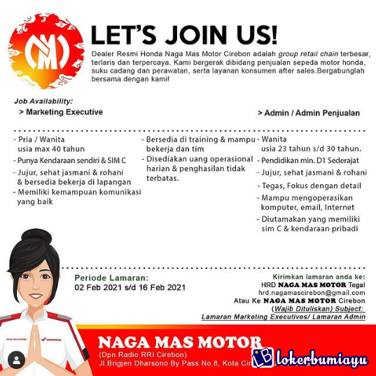 Dealer Naga Mas Motor cirebon
