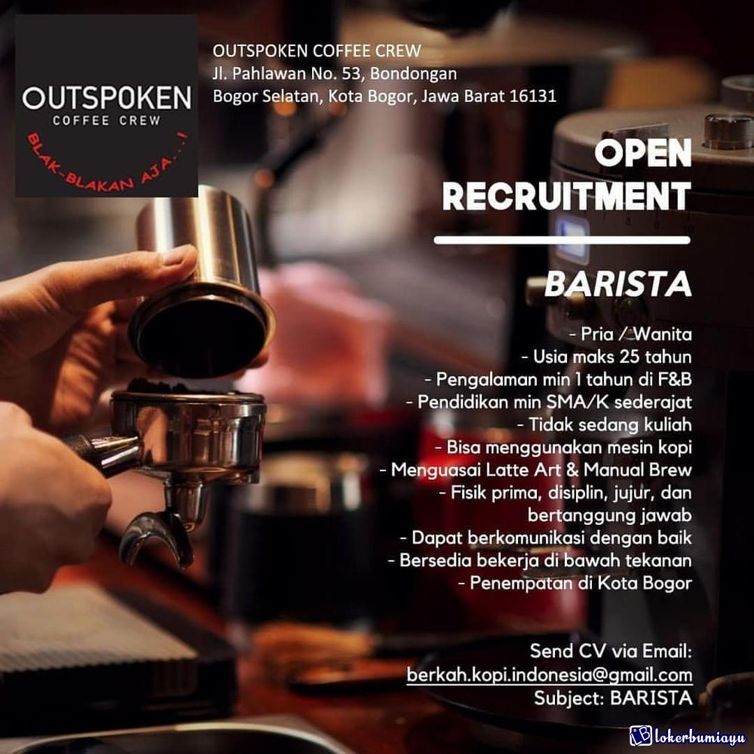 Outspoken Coffe Crew Bogor