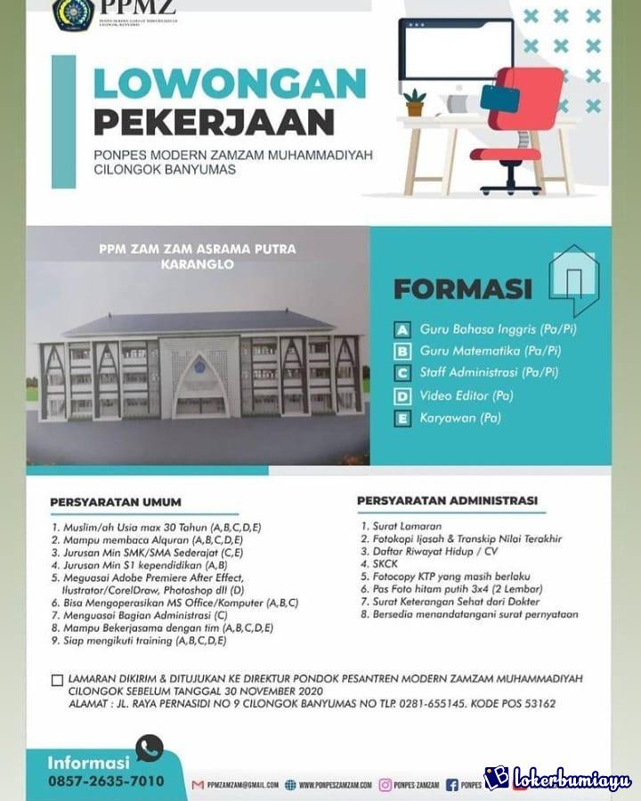 PONPES MODERN ZAMZAM MUHAMMADIYAH CILONGOK BANYUMAS