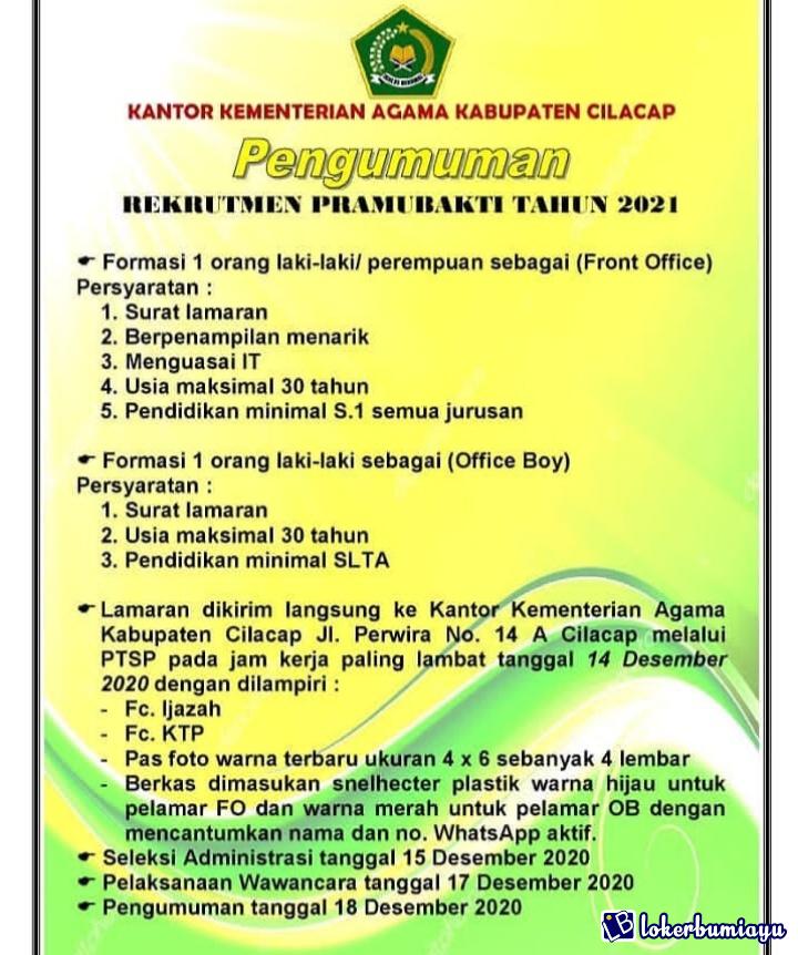Kementrian Agama Kabupaten Cilacap