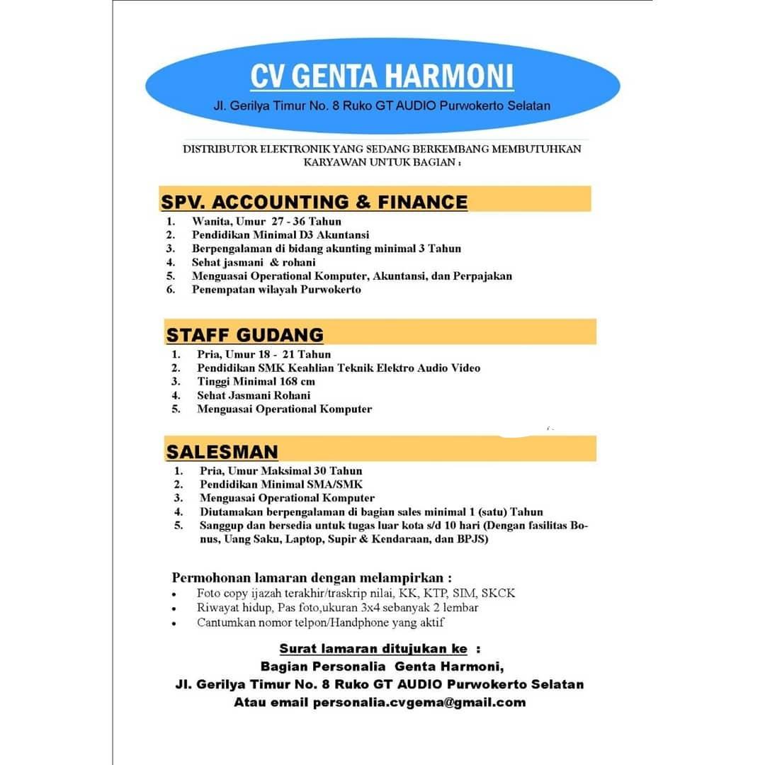 CV GENTA HARMONI