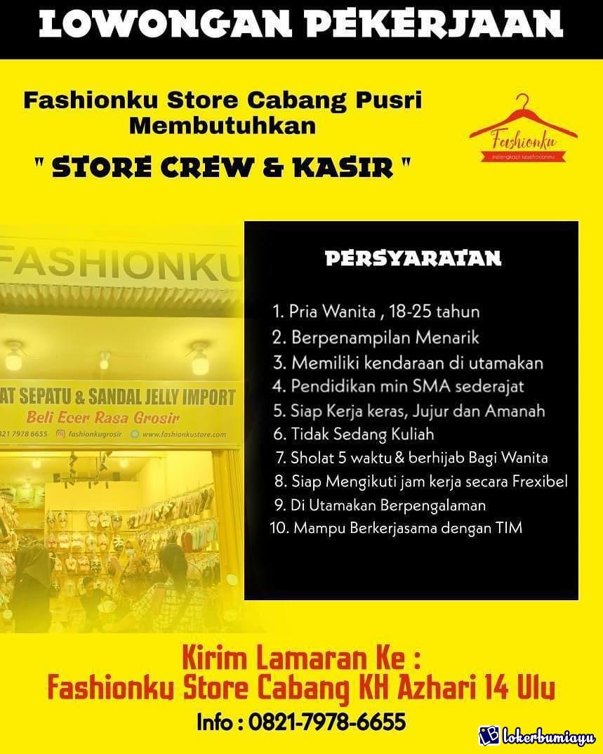 Fashionku Store Cabang Pusri