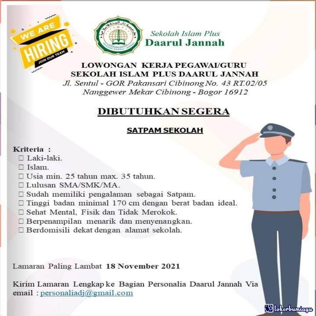 SEKOLAH ISLAM PLUS DAARUL JANNAH