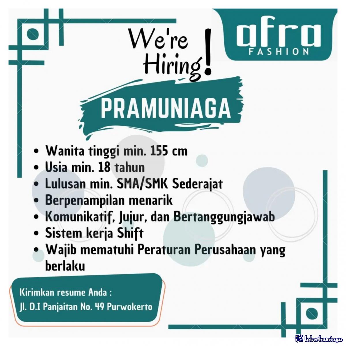 Afra Fashion Purwokerto
