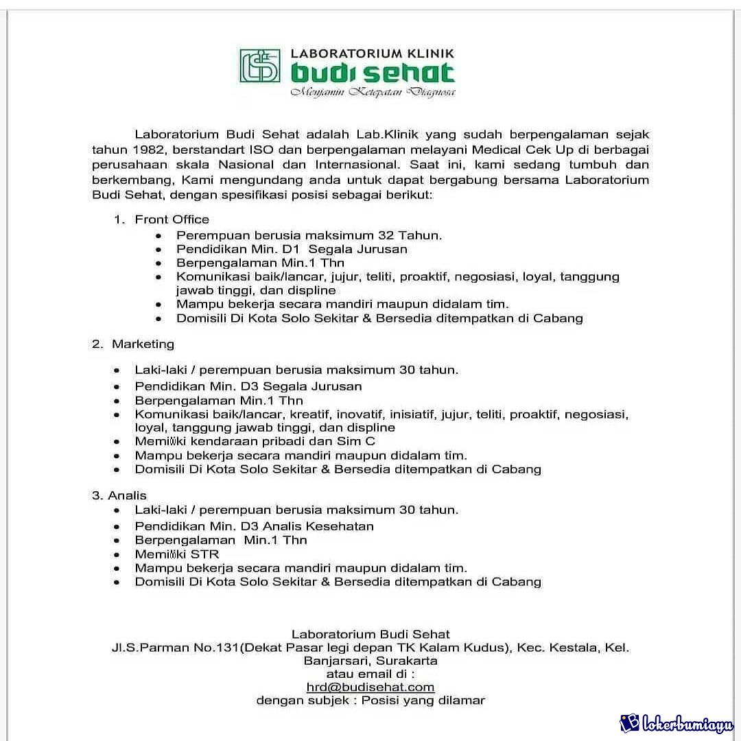 Laboratorium Budi Sehat