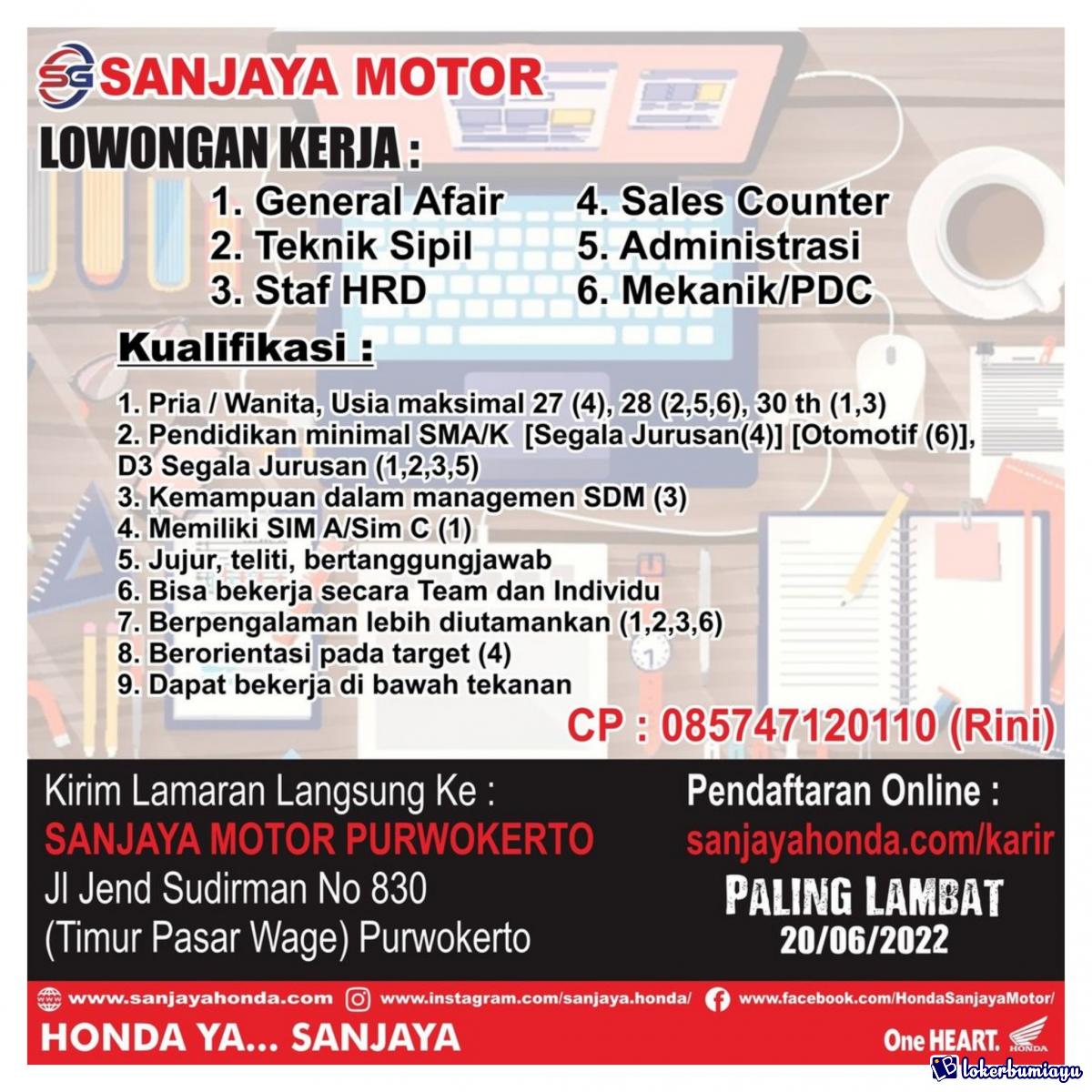 Sanjaya Motor Purwokerto
