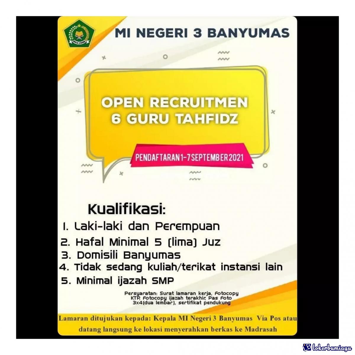 MI Negeri 3 Banyumas