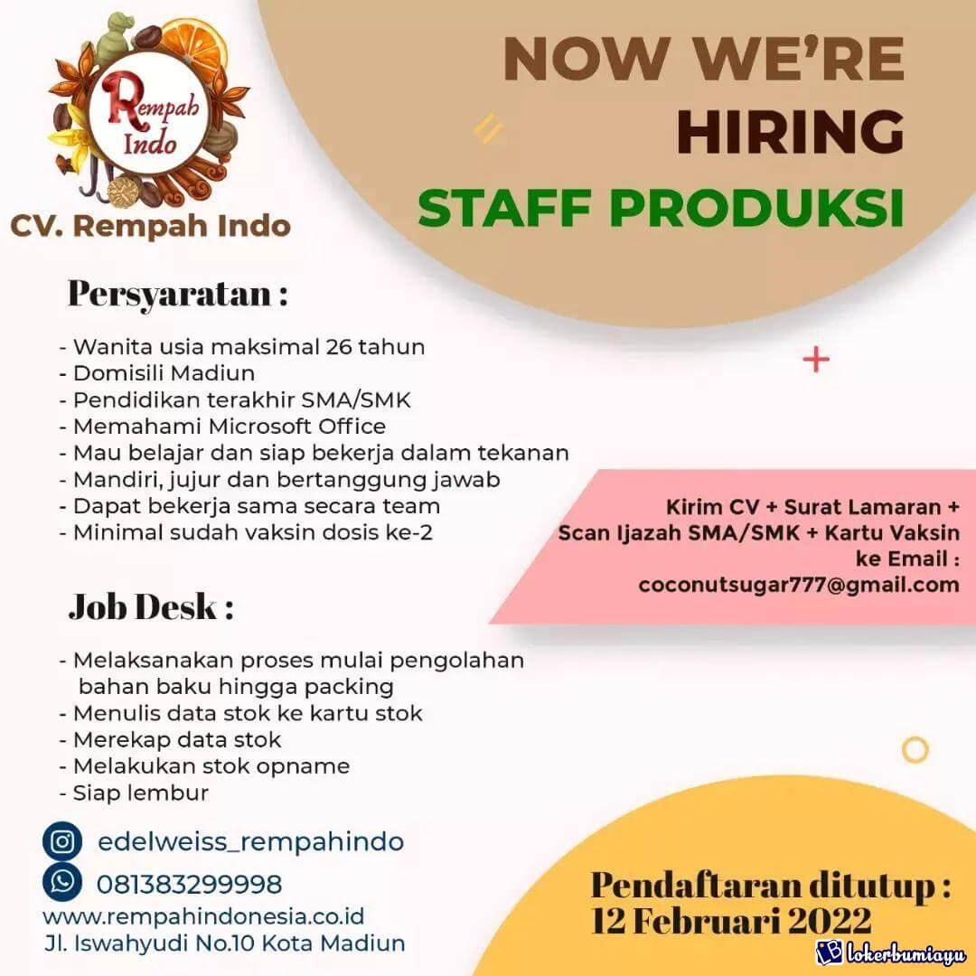 CV Rempah Indo Madiun