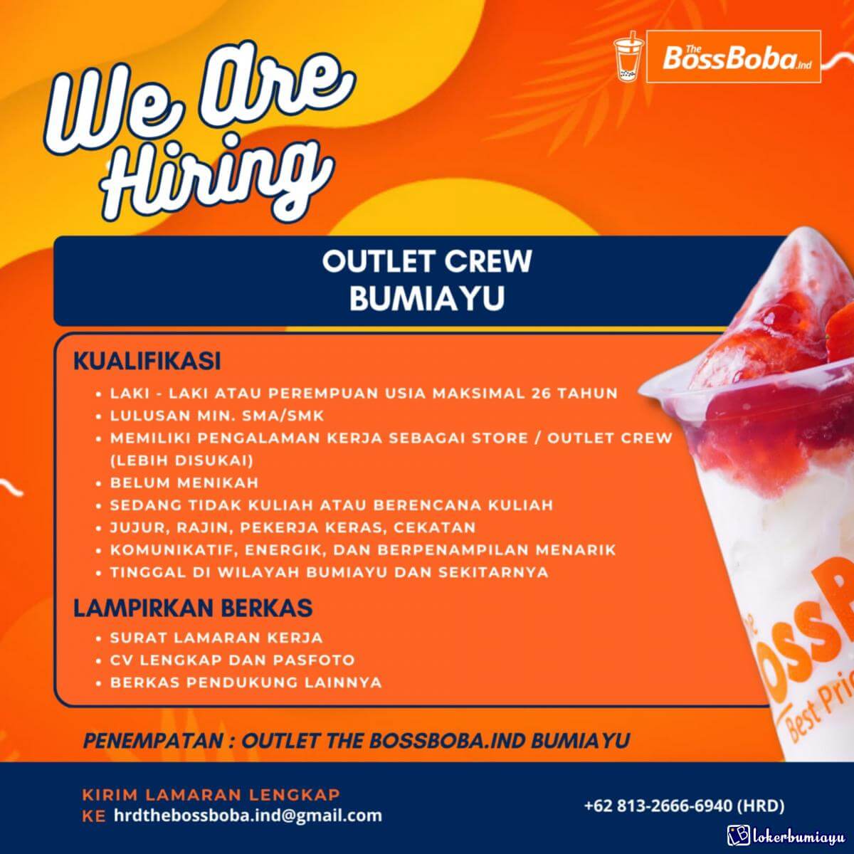 The Boss Boba Outlet Bumiayu