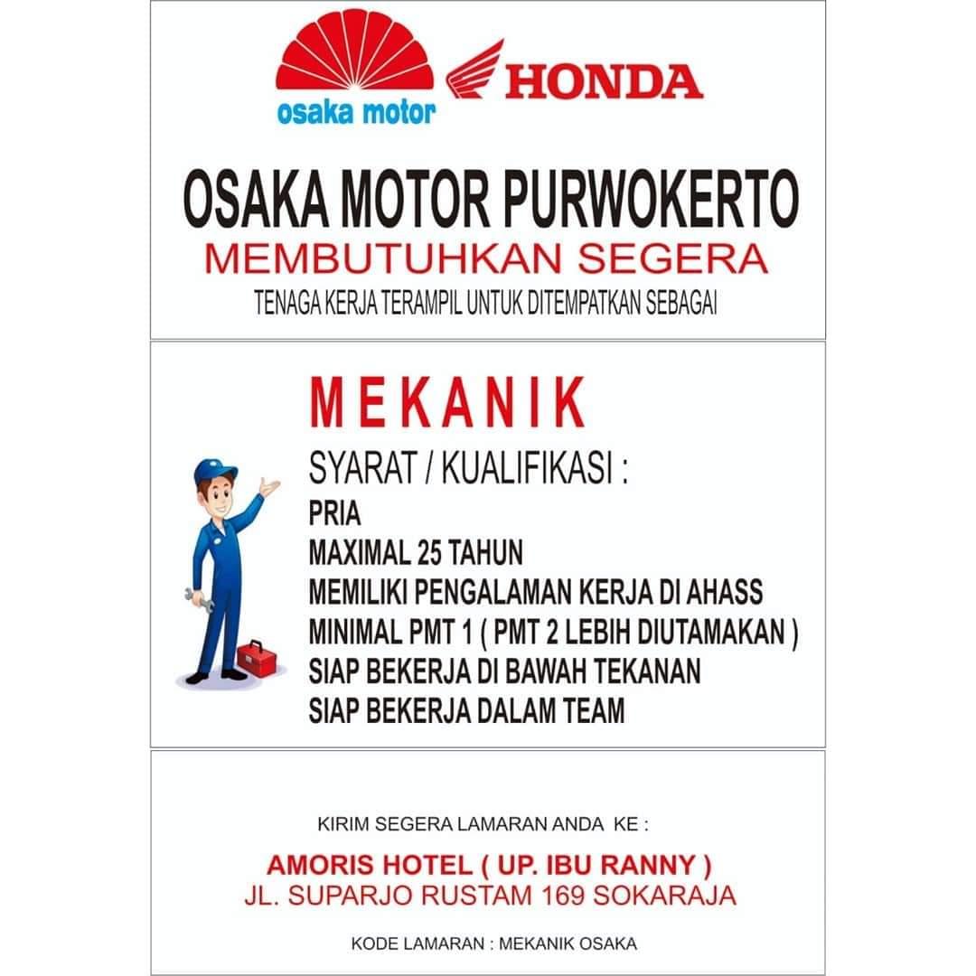 HONDA OSAKA MOTOR PURWOKERTO