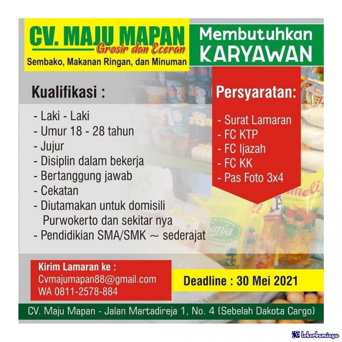 CV Maju Mapan Purwokerto