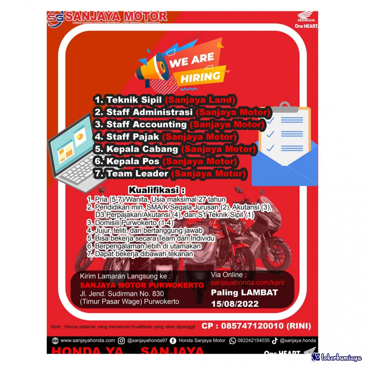 Sanjaya Motor Purwokerto