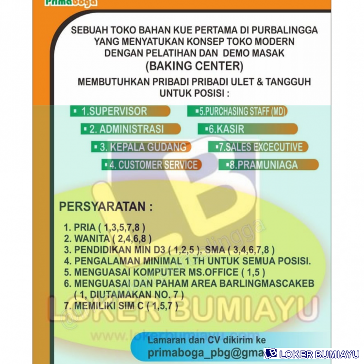 PRIMA BOGA PURBALINGGA