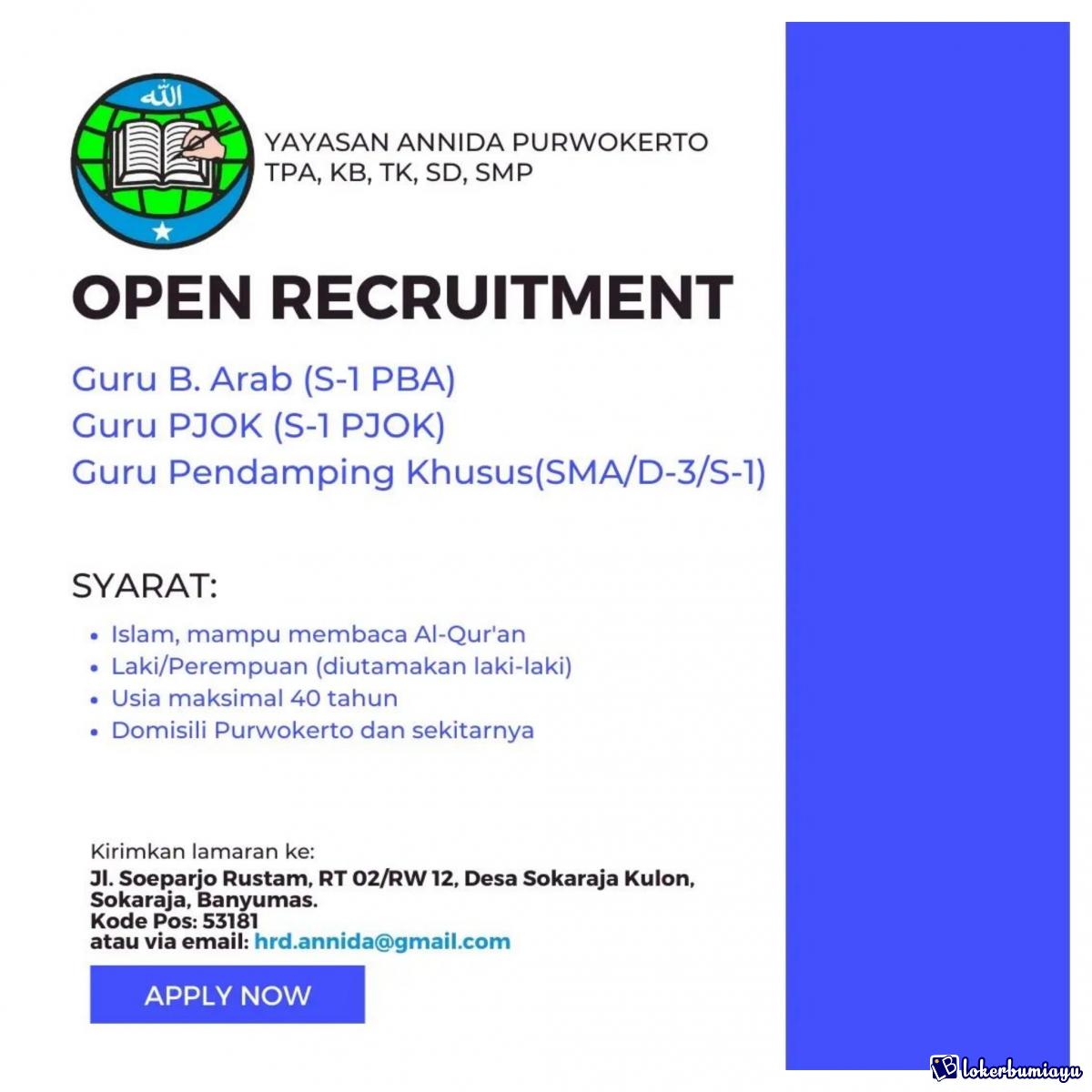 YAYASAN ANNIDA PURWOKERTO