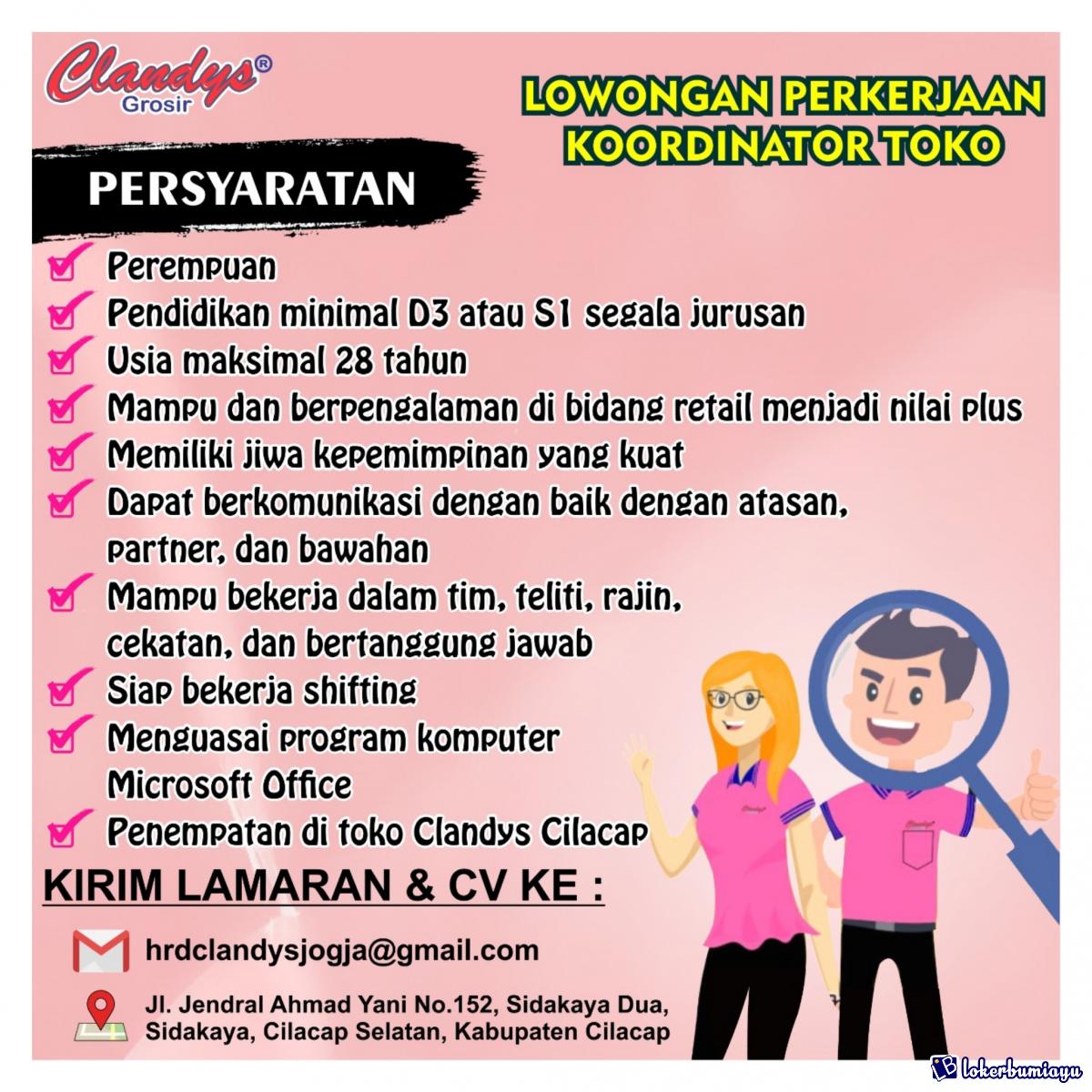 PT Clandys Sukses Abadi Cilacap
