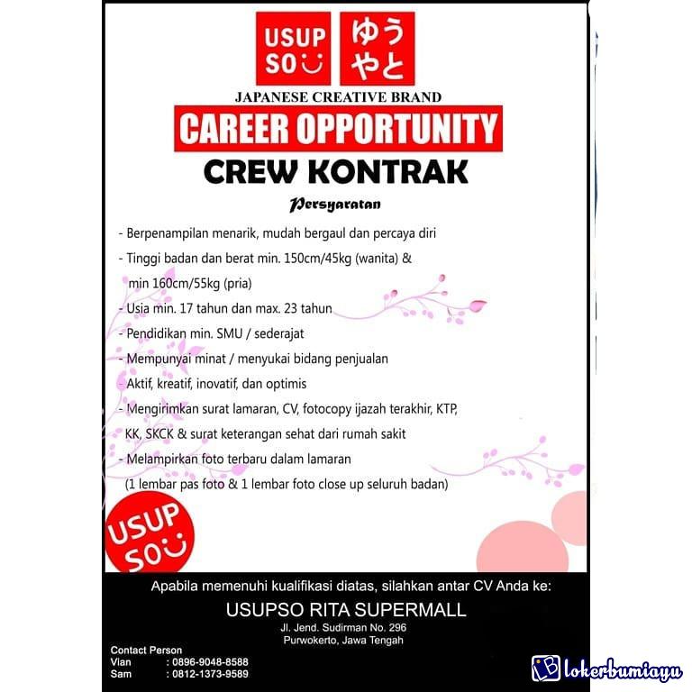 Usupso Rita Supermall Purwokerto