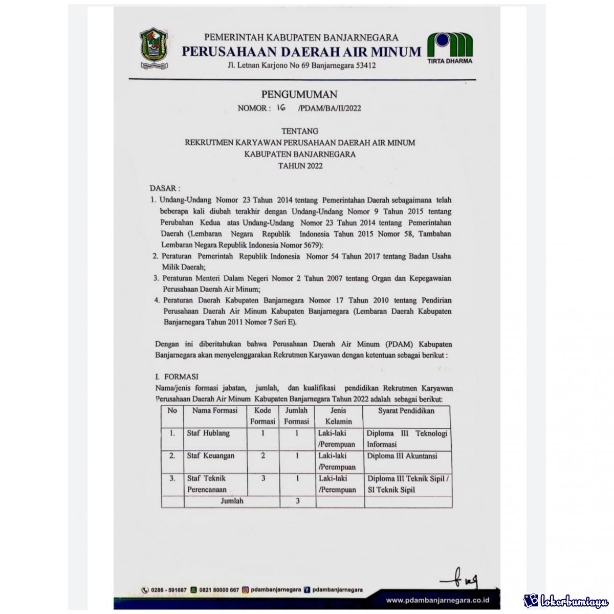 PDAM BANJARNEGARA