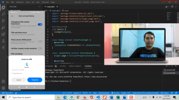 Membuat HP XIomi Redmi Note 8 Pro Menjadi Emulator Android dengan Visual Studio Code
