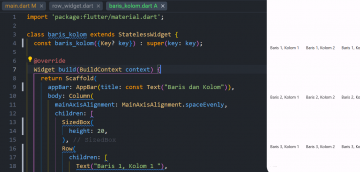 Source Code Dart Flutter Tugas Pertemuan 4 - Mobile Programing UBSI